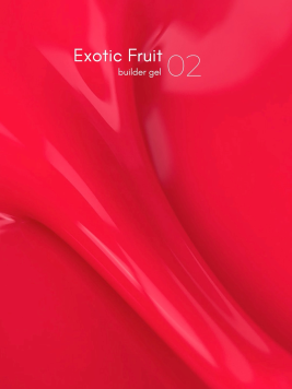 Білдер гель для нарощування Exotiс Fruit 02, 15 мл