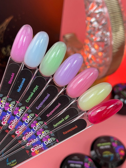 Гель для нарощування Color gel «Мальва», 30мл