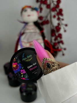 Гель для нарощування Color gel «Мальва», 30мл