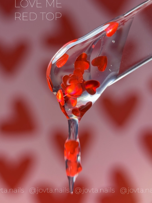 Топ без липкого шару Love me Red  Top, 13мл 