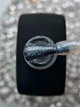 Топ з шимером без липкого шару Shine Silver Top, 10мл