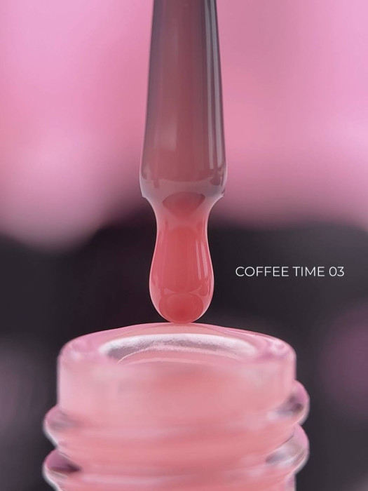 Камуфлюючий топ без липкого шару Coffee time top 03, 10мл 